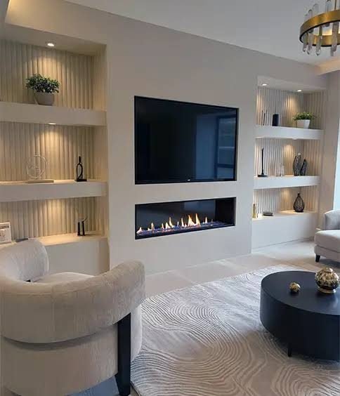 Living Room Walls in Glassgow